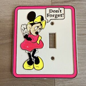 Minnie Mouse Disney Vintage Light Switch Cover